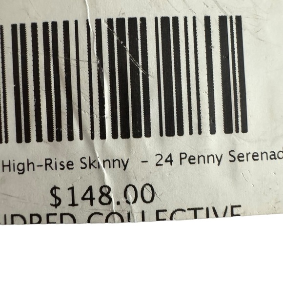 Boyish - NWT The Zachary High Rise Distressed Skinny Jeans Sz 24 - Picture 13 of 13